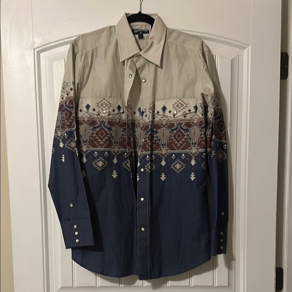 Panhandle Men's Western Pearl snap